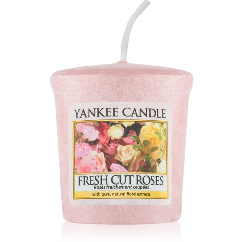 Yankee Candle Fresh Cut Roses di&amp;scaron;eča svečka 49 g unisex Slike