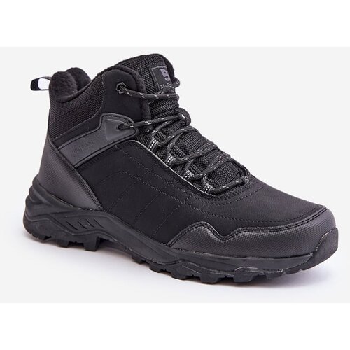 Kesi Insulated lightweight men&amp;#039;s trekking shoes McBraun black Slike