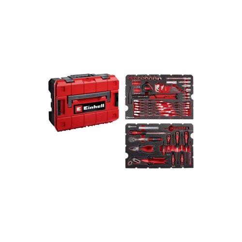 Einhell E-CASE 370570 kovčeg za alat, opremljen 80-dijelni (Š x V x D) 44.4 x 32.9 x 13.1 cm Cijene