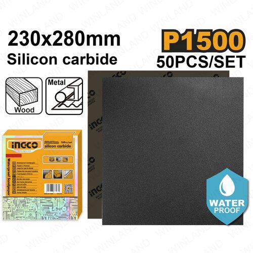 Ingco VODOBRUSNI PAPIR AKHS150016 P1500 Cijene