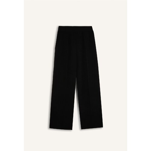 Defacto relax Fit Elastic Waist Basic Plain Crepe Trousers Cene