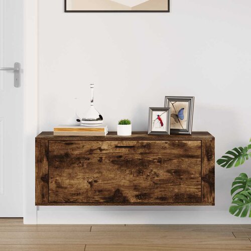  za cipele boja hrasta 100x35x38 cm konstruirano drvo Slike