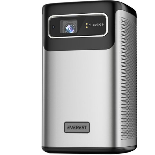  Projektor EVEREST PJ-DLP21 Gray 8000mAh Auto Focus 960*540 4K Supported 5400 Lumens Android 9.0 Touch Pad DLP Projection, 42188 Slike
