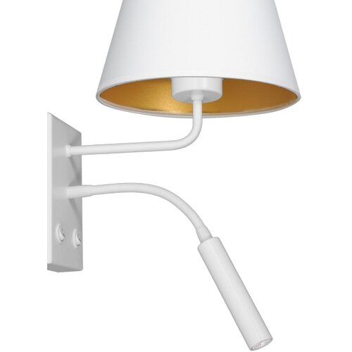  Zidna lampa ARDEN 1xE27/60W+1xG9/8W/230V bela/zlatna Slike
