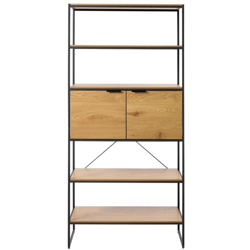 Unique Furniture Biblioteka u dekoru hrasta u prirodnoj boji 90x190x40 cm Cesura &ndash; Cijene