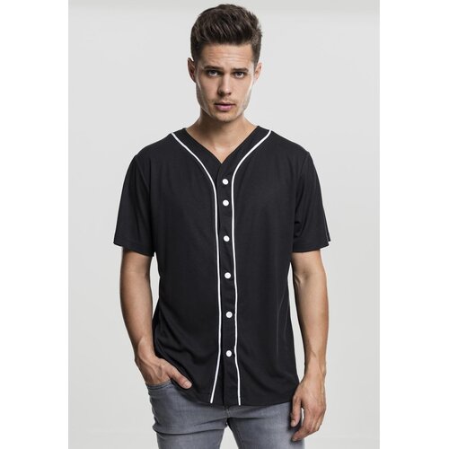 Urban Classics Baseball Mesh Jersey blk/wht Slike