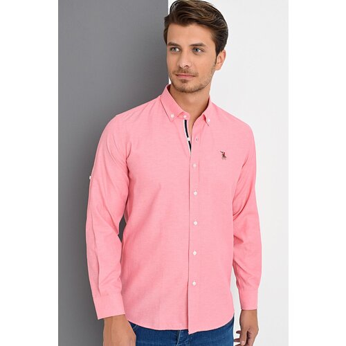 Dewberry G974 MEN&amp;#039;S SHIRT-PINK Slike