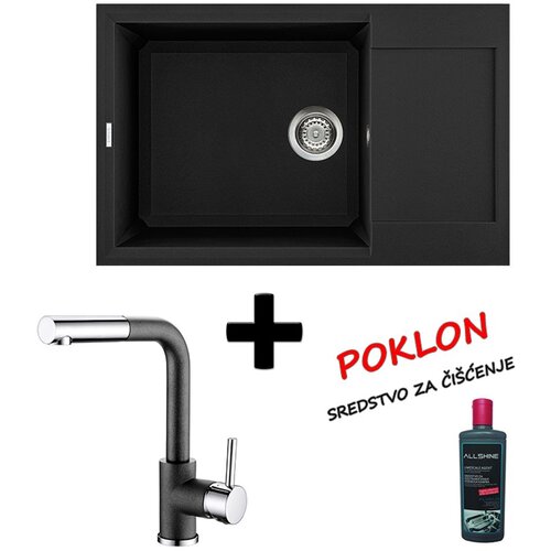  Sudoper Elleci Easy 310 + slavina Modus Nero Cene