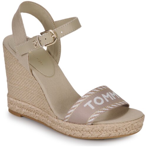 Tommy Hilfiger SEASONAL WEBBING WEDGE Bež Slike