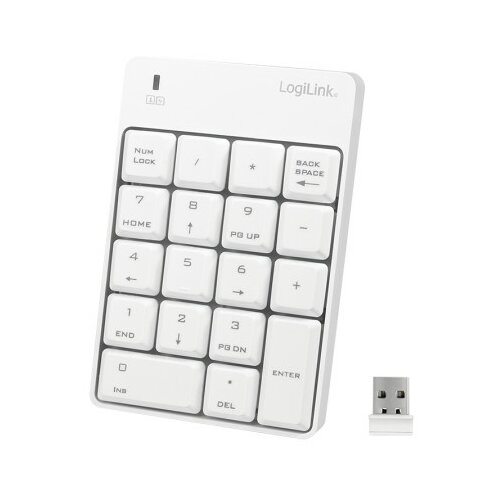 Logilink numpad BT numeriička tastatura bela ( 5097 ) Cene