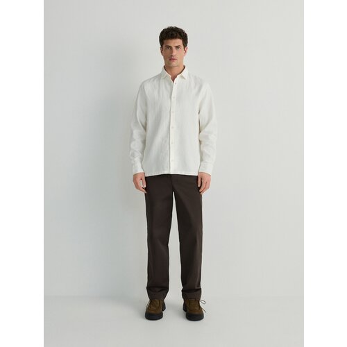Reserved chino hlače regular fit - rjava Cene