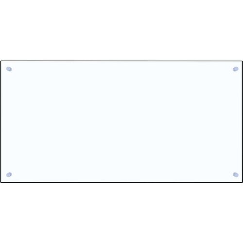 VidaXL kuhinjska za&amp;scaron;tita od prskanja prozirna 100x50 cm kaljeno staklo Slike