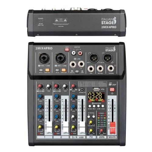 Italian Stage 2MIX4PRO 4kanala EFX,Media Player,BT mikseta Slike