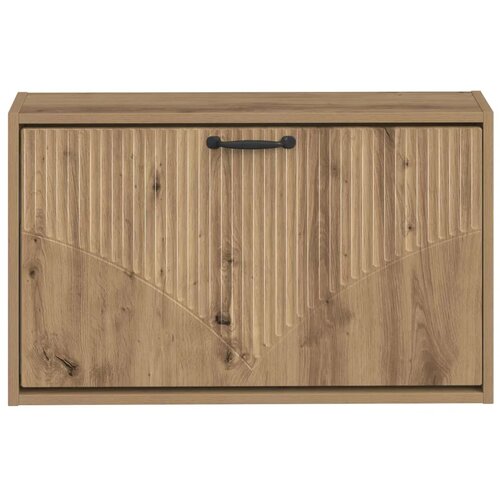  Ormar za cipele na zidu HOORN 71 x 17 x 43 cm Konstruirano drvo - Hrast artisan Slike
