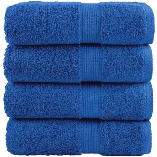 Premium ručnici za goste SOLUND 4 kom. plavi 30x50 cm 600 g/m&amp;sup2; - Plava 30 x 50 cm 4 Slike