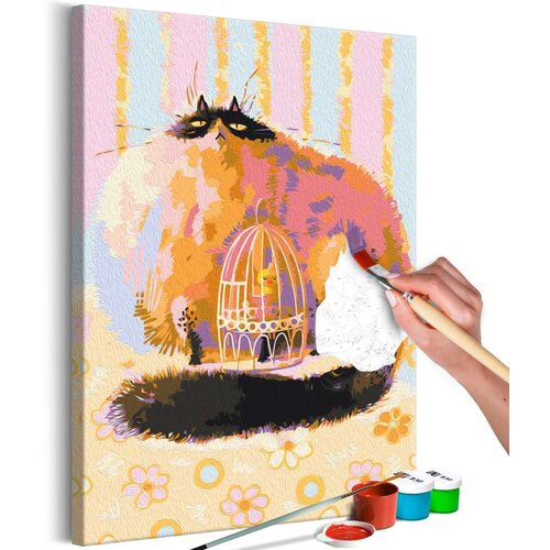  Slika za samostalno slikanje - Fat Cat 40x60 Slike