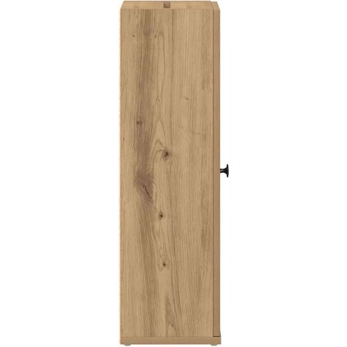 VidaXL Kupaonski ormarić s držačem za role boja hrasta 20,5x22x72 cm Slike