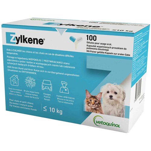 Vetoquinol zylkene za mačke i male pse do 10 kg, blister 10/1 Slike