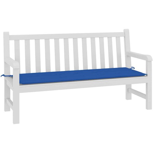  Jastuk za vrtnu klupu plavi 150 x 50 x 3 cm od tkanine Oxford Slike
