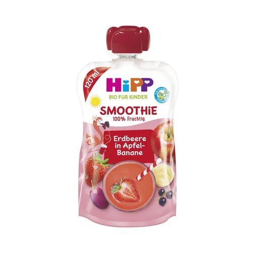Hipp Bio vrečka za stiskanje - Smoothie - jagode, jabolka, banane Cene