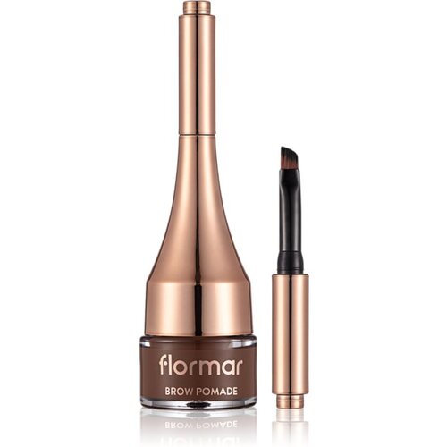 Flormar Brow Pomade pomada za obrvi s čopičem odtenek 02 Light Brown 2,2 g Slike