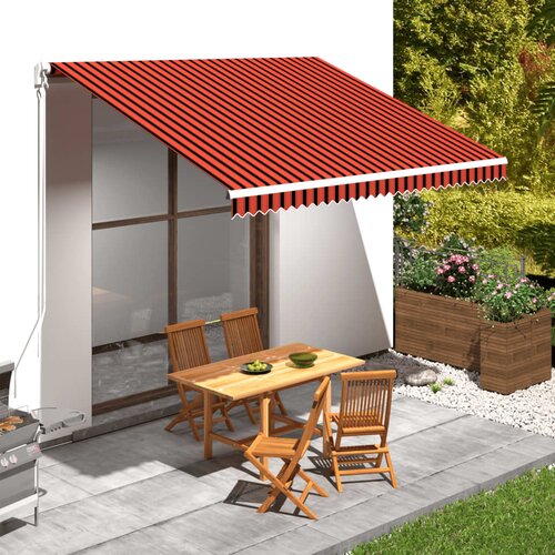 Platno za tendu narančasto-smeđe 4 x 3 m Cene