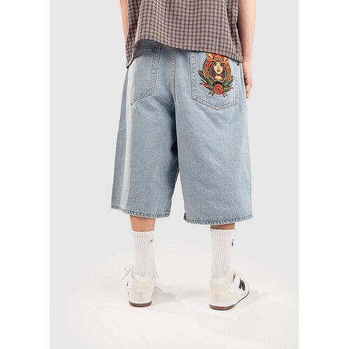 Blue Tomato Cowboy Kratke hlace light denim Slike