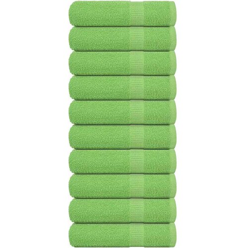  Ručnici za tu&amp;scaron;iranje FROGN 10 kom jabukasto zelene 70x140 cm 360 g/m&amp;sup2; Slike