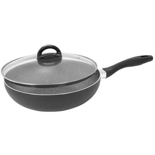 Tiganj sa staklenim poklopcem Granit 24cm Cene