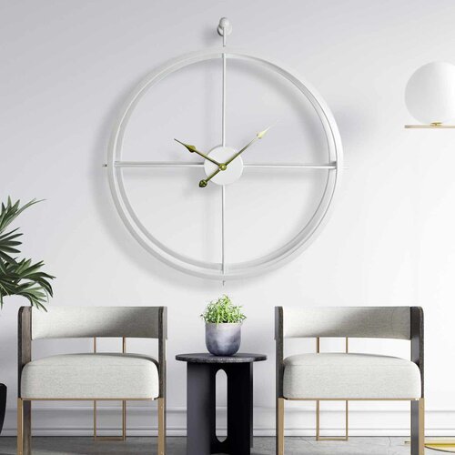 WALLXPERT VLNT02BE Vi&scaron;enamenski Metalni Zidni Sat Cene