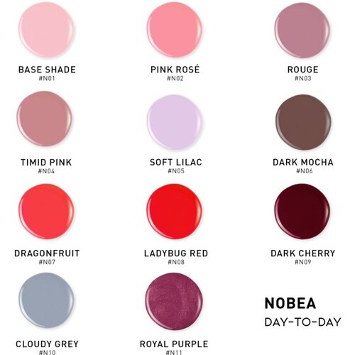 NOBEA Day-to-Day Gel-like Nail Polish lak za nohte z gel učinkom odtenek Sky blue #N44 6 ml Slike