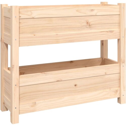 Maison Chic Visoka greda - Greda - Cvetlični Lonec 77x25x66 cm trdna borovina, (21790456) Slike