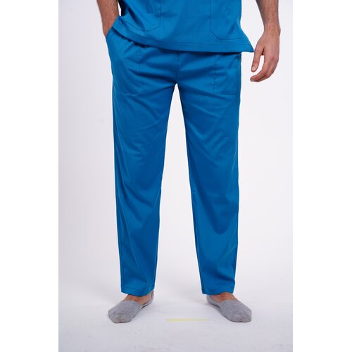 Pureboks Mu&amp;scaron;ki donji deo medicinske uniforme, Plavi Slike