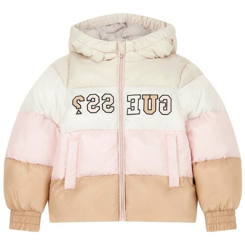 Guess HOODED LS PADDED PUFFER W ZIP Višebojna Cijene