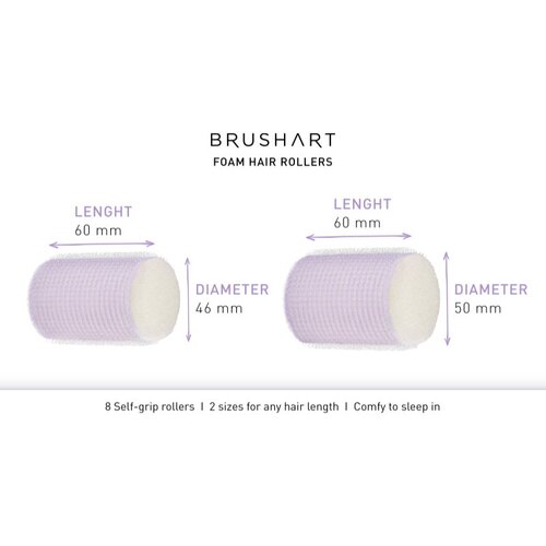 BrushArt Hair Foam hair rollers samostojeći uvijači za kosu Slike