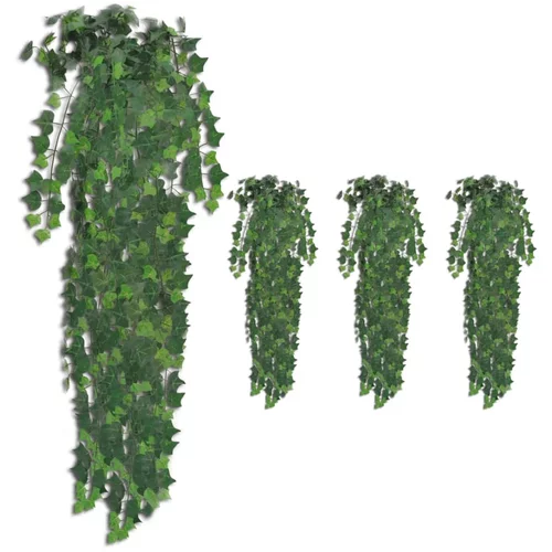  Umjetni grmovi bršljana 4 kom zeleni 90 cm