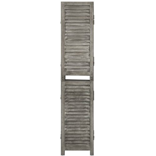 Maison Chic Paravan - Sobne pregrade 3-delni siv 106,5x166 cm trden les, (22111663) Cene