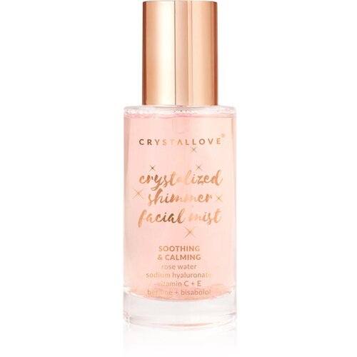 Crystallove Rose Quartz Shimmer Facial Mist magla za lice za sjaj lica 100 ml Cijene