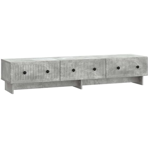 TV ormar Betonska siva 147 x 34,5 x 30 cm Konstruirano drvo Cene