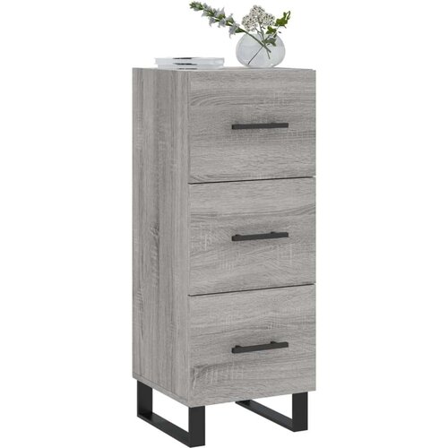 VidaXL Komoda boja hrasta sonome 34 5x34x90 cm od konstruiranog drva Slike