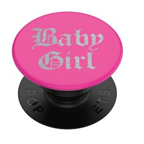 Popsockets pop grip za pametne telefone standardna oblika baby girl, črna, (21729941) Slike
