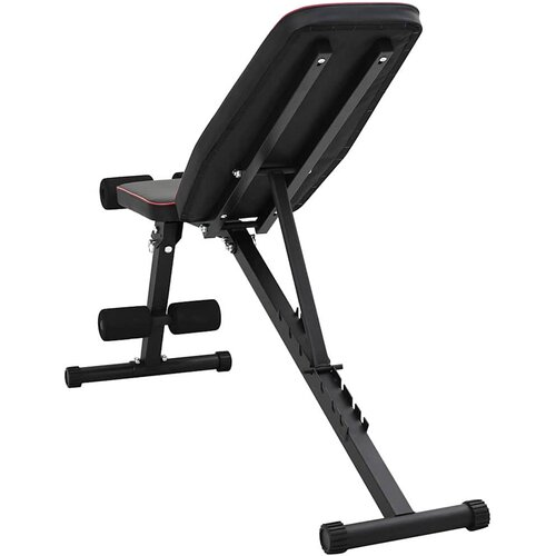  Klupa za težine Crna 131 x 41 x 110 cm Čelik s prahom premazan Slike