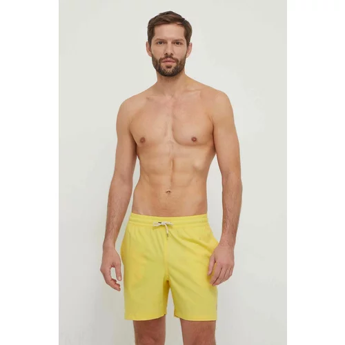 Polo Ralph Lauren Kopalne kratke hlače rumena barva