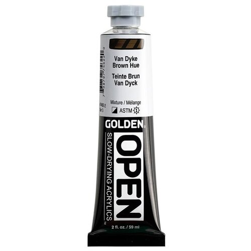  GOLDEN OPEN akrilna boja koja se sporo suši 59 ml |  7462 Van Dyke Brown Hue Cene