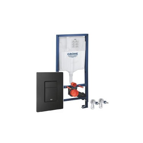 Hansgrohe Grohe Rapid SL ugradni vodokotlić sa setom za kačenje i aktivacionim tasterom Phantom Black četvrtastim 38536001+38732KF0 Cene