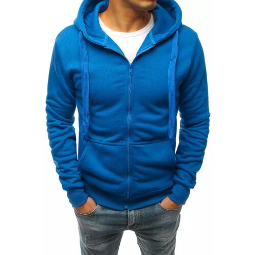 DStreet Men's blue hoodie BX5232 Cene