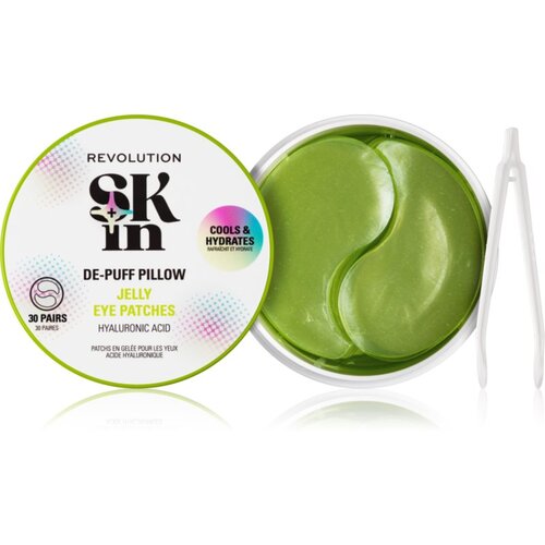 Revolution Skindividual Happy Hydrate De-Puff Hyaluronic Acid Jelly Eye Patches hidratantni gel jastučići za okoloočno područje 30 kom Cijene