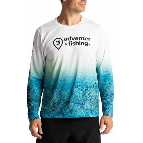 Adventer & fishing UV T-SHIRT BLUEFIN TREVALLY Muška funkcionalna UV majica, svjetlo plava, veličina