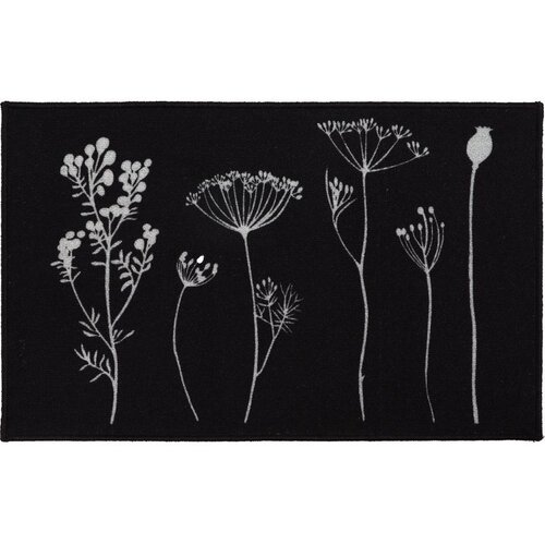 Luance kuhinjski tepih Herbier 50x80 cm, poliamid, crni Slike