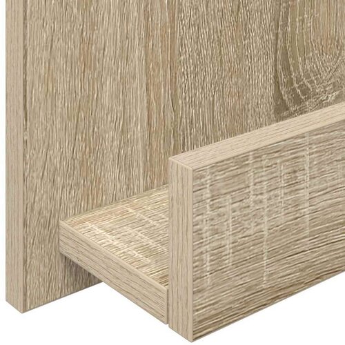  Polica za časopise s policom Sonoma hrast 51 x 11 x 102 cm Slike
